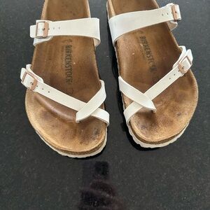Like new Birkenstocks.  Worn a couple of times.